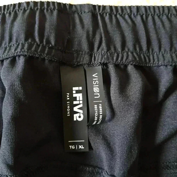NWT Simons | I.FIV5 Men's Running Pants XL Black Active Jogger Track Pa… - Picture 6 of 14